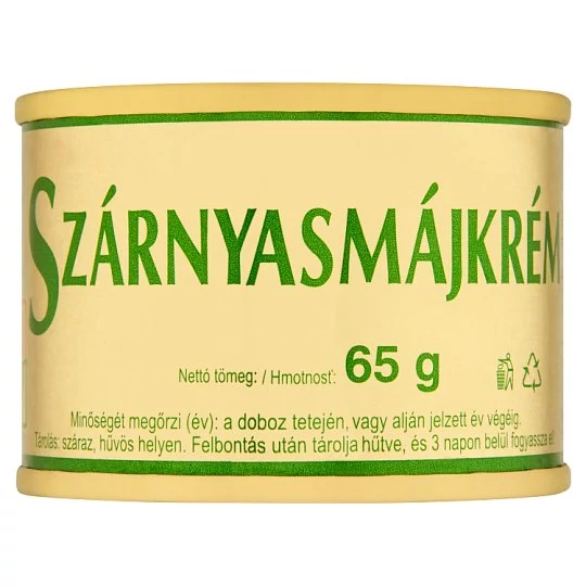 Szegedi szárnyasmájkrém 65g TZ.