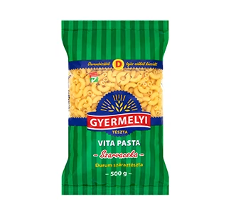 Gyermelyi tészta 500g szarvacska (chifferi) Vita Pasta