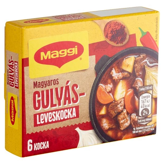 Maggi kocka 60g gulyásleves