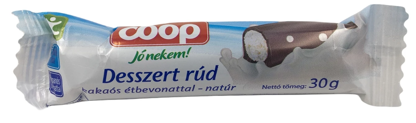 Coop jó nekem! desszert rúd 30g natúr ét