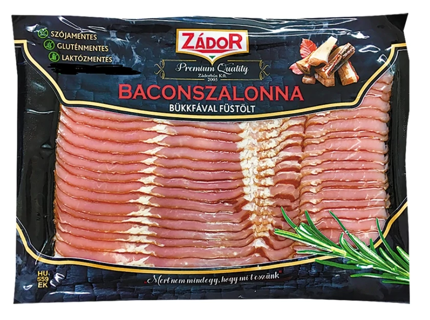 Zádor bacon 200g szel. vf