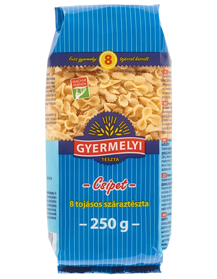 Gyermelyi tészta 8T 250g csipet 