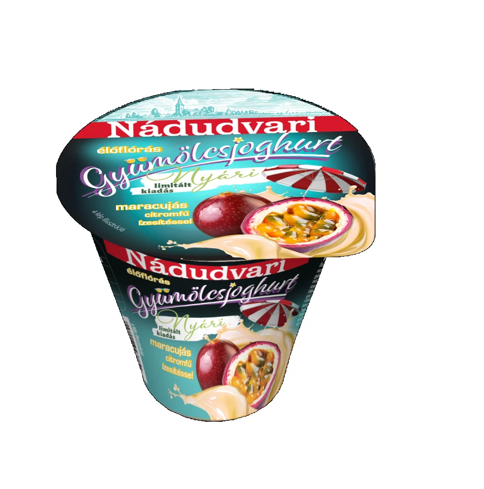 Nádudvari gyümölcsjoghurt 125g maracujás citromfű