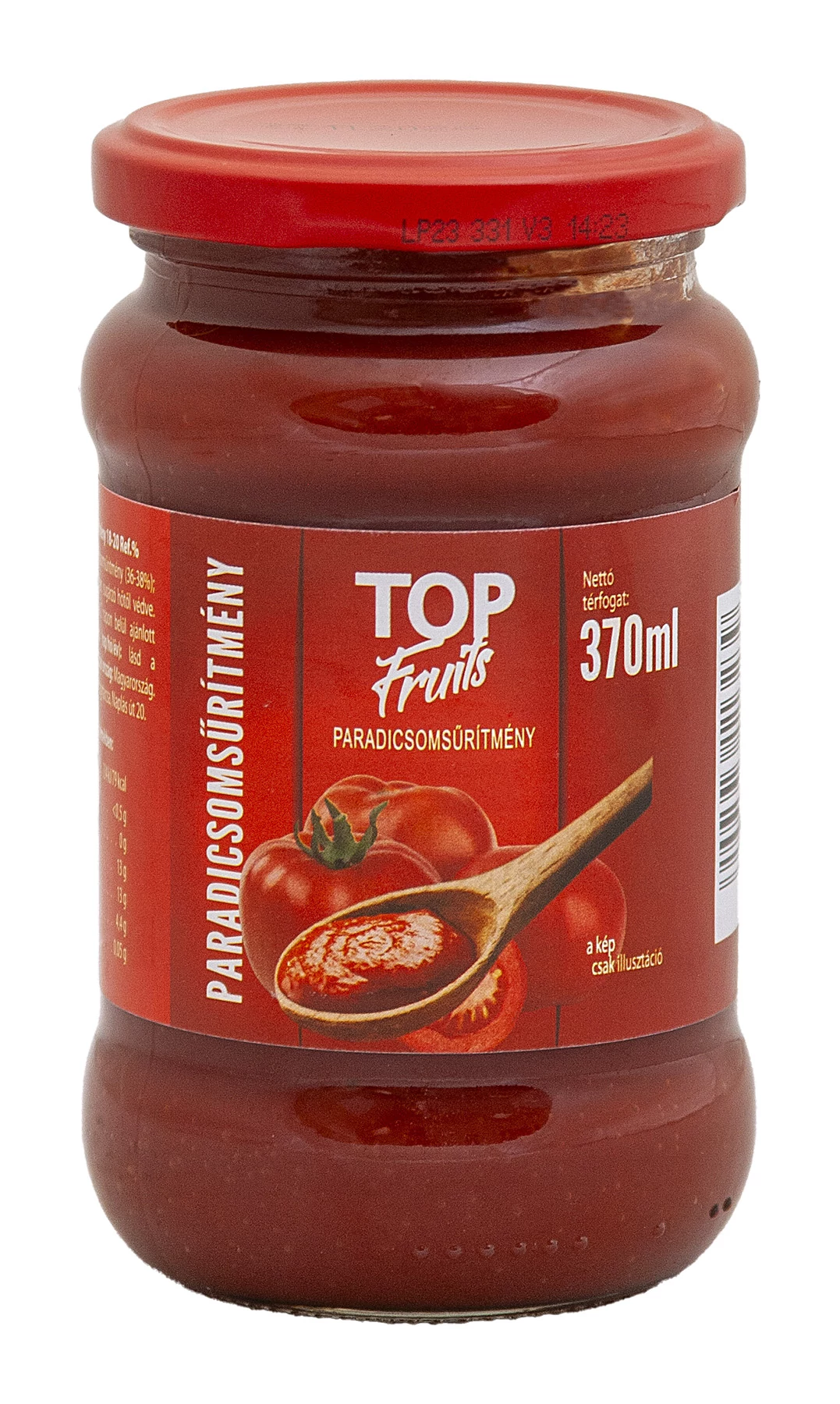 TOP FRUITS paradicsomsűrítmény 370ml