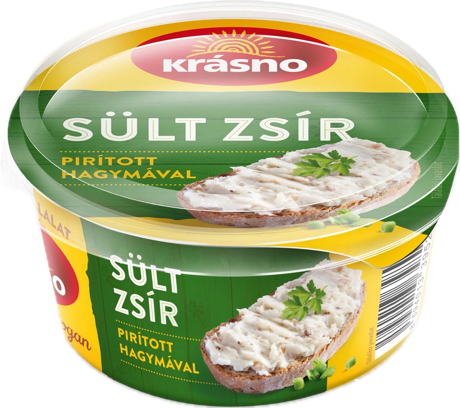 Krásno sült zsír 150g pirított hagymával