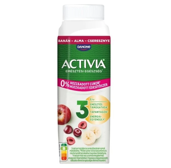 Danone Activia ital  0% 250g eper-banán