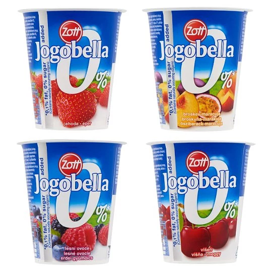 Zott Jogobella joghurt 150g 0%-os